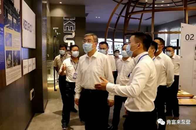 佛山市委书记鲁毅到苏州苗蓝智能制造解决方案有限公司调研